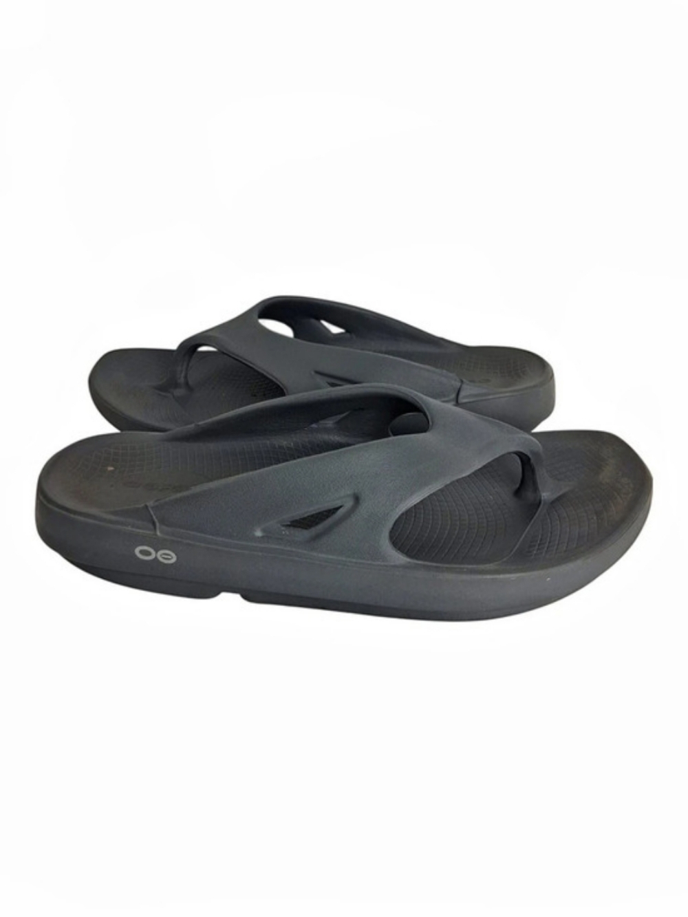 Oofos OOriginal Recovery Sandals Gray Men 9 Women 11 Flip Flop Thong Slide M9W11